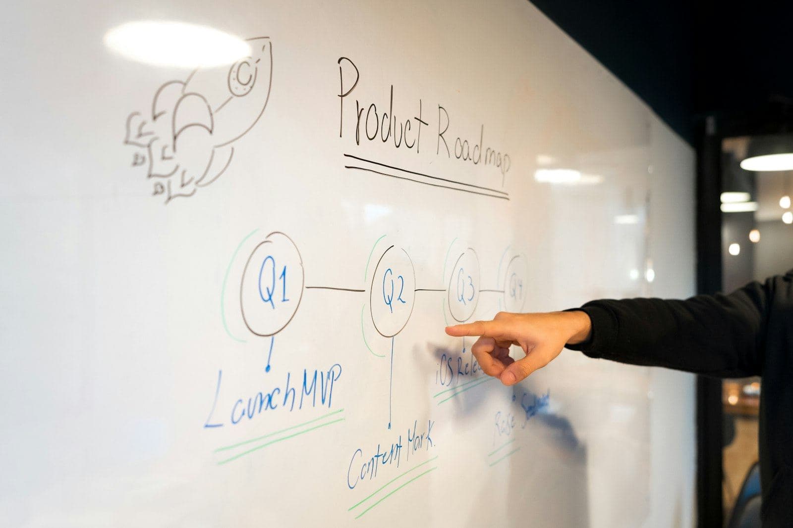 Photo d’illustration : documents de travail et feuille de route